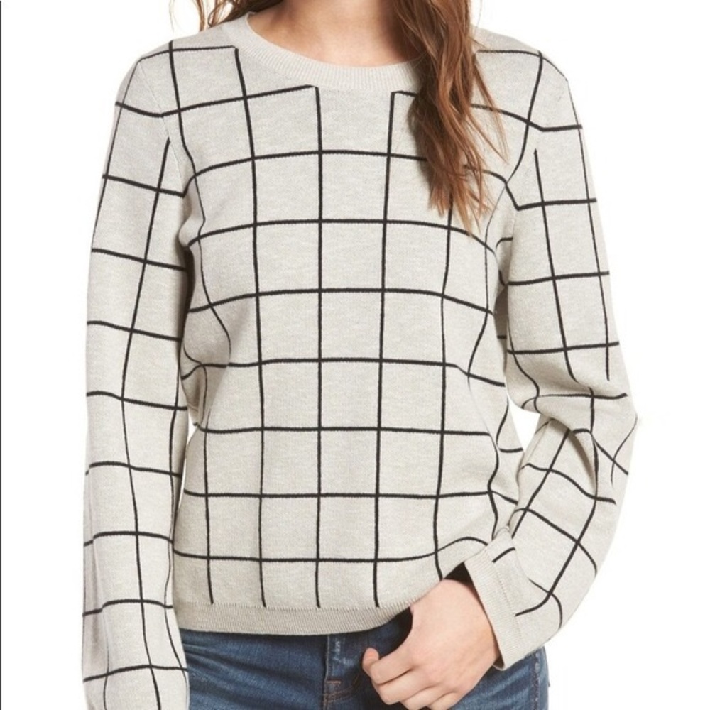 Madewell Grid Sweater